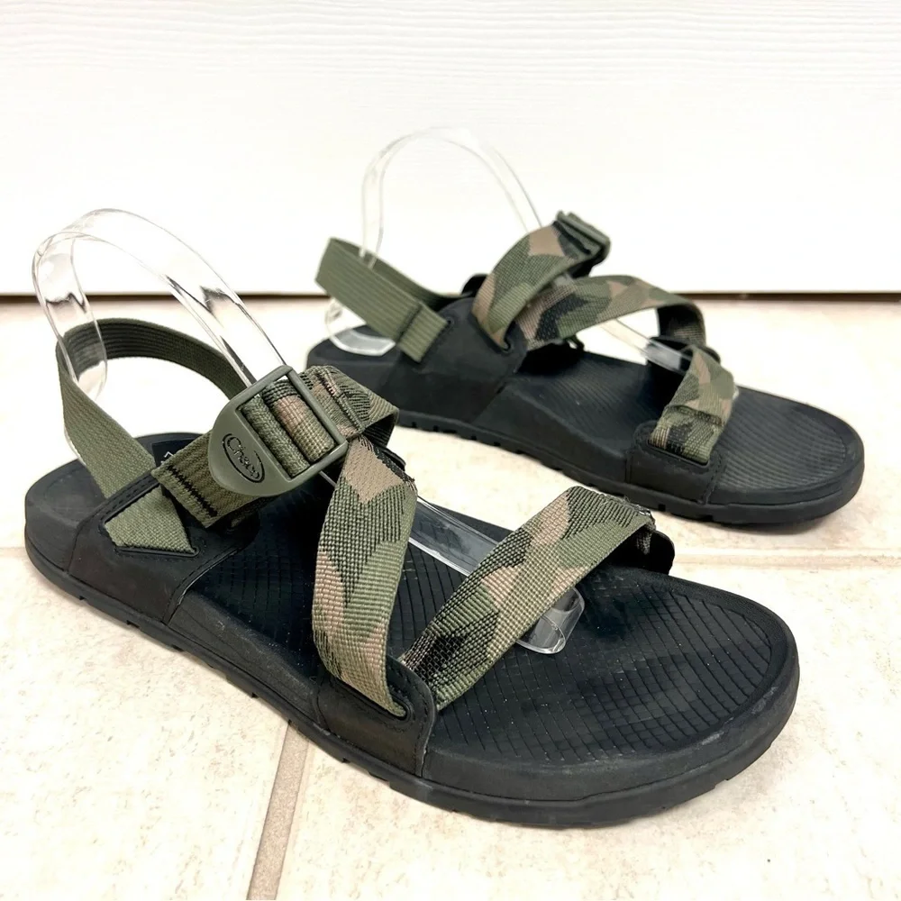 Chaco Men's Z/cloud Lowdown sport Sandal camo comfy hiking military size 11